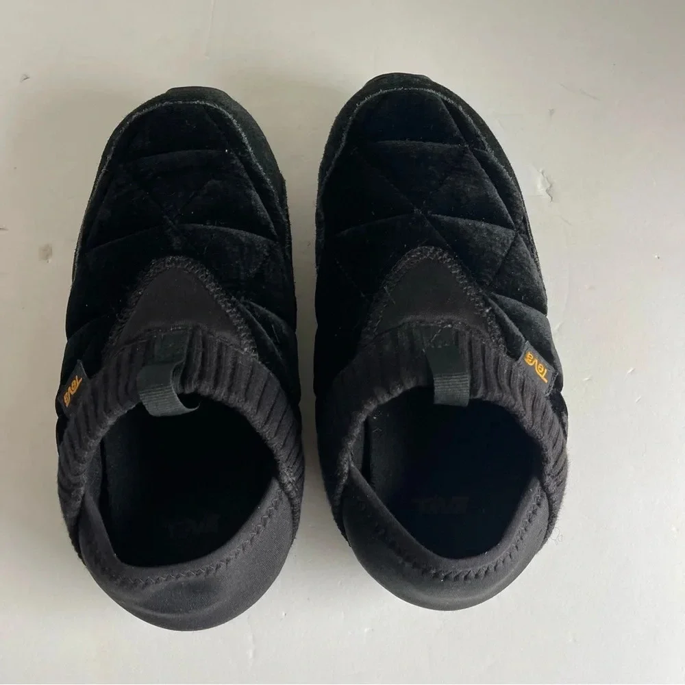 Teva Womens Ember Moc Velvet Slipper Sneaker Shoes, Black, US 5 - Picture 5 of 10